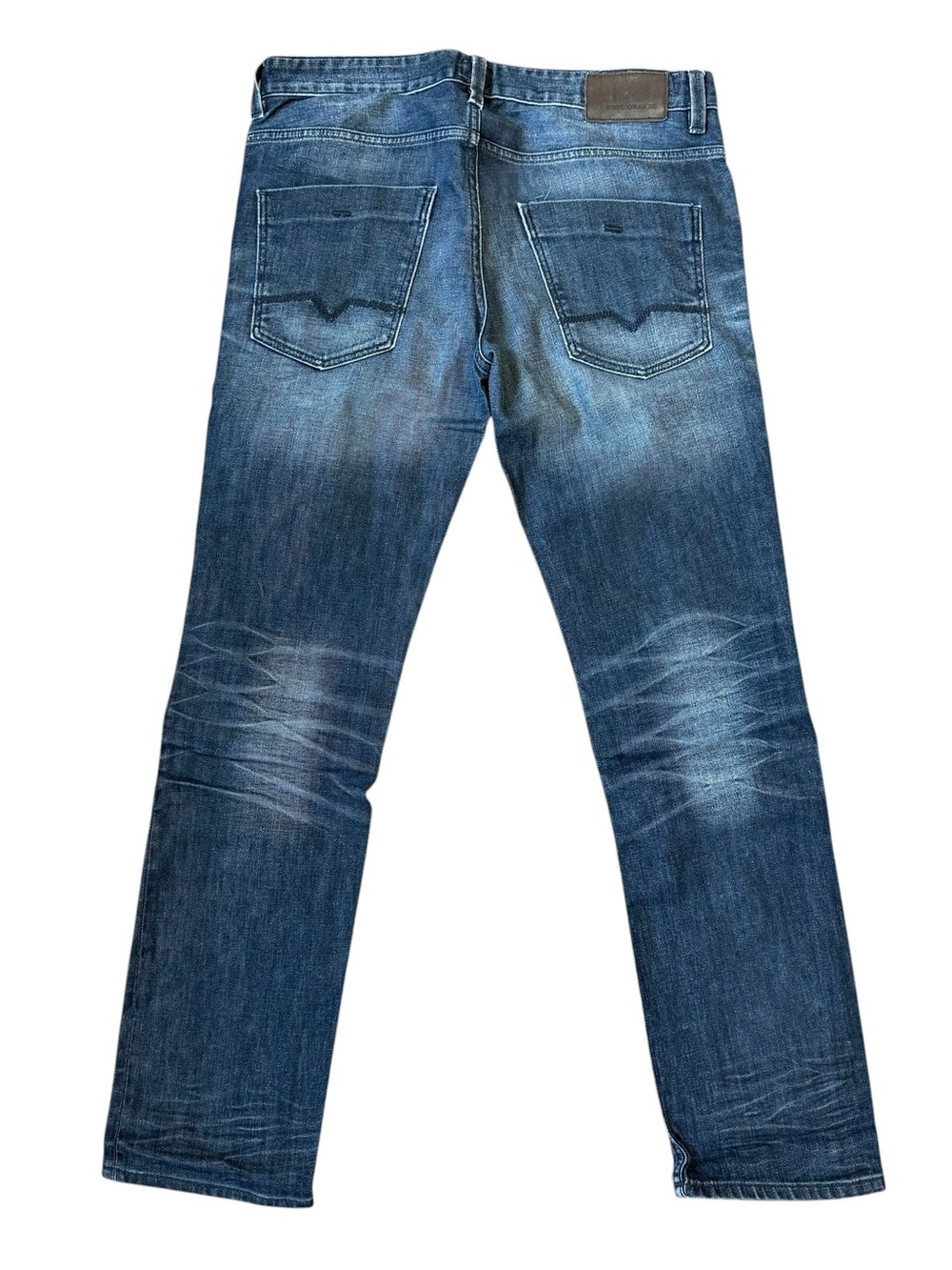 Hugo Boss Orange 63 Men's Blue Gray Wash Jeans 32x32